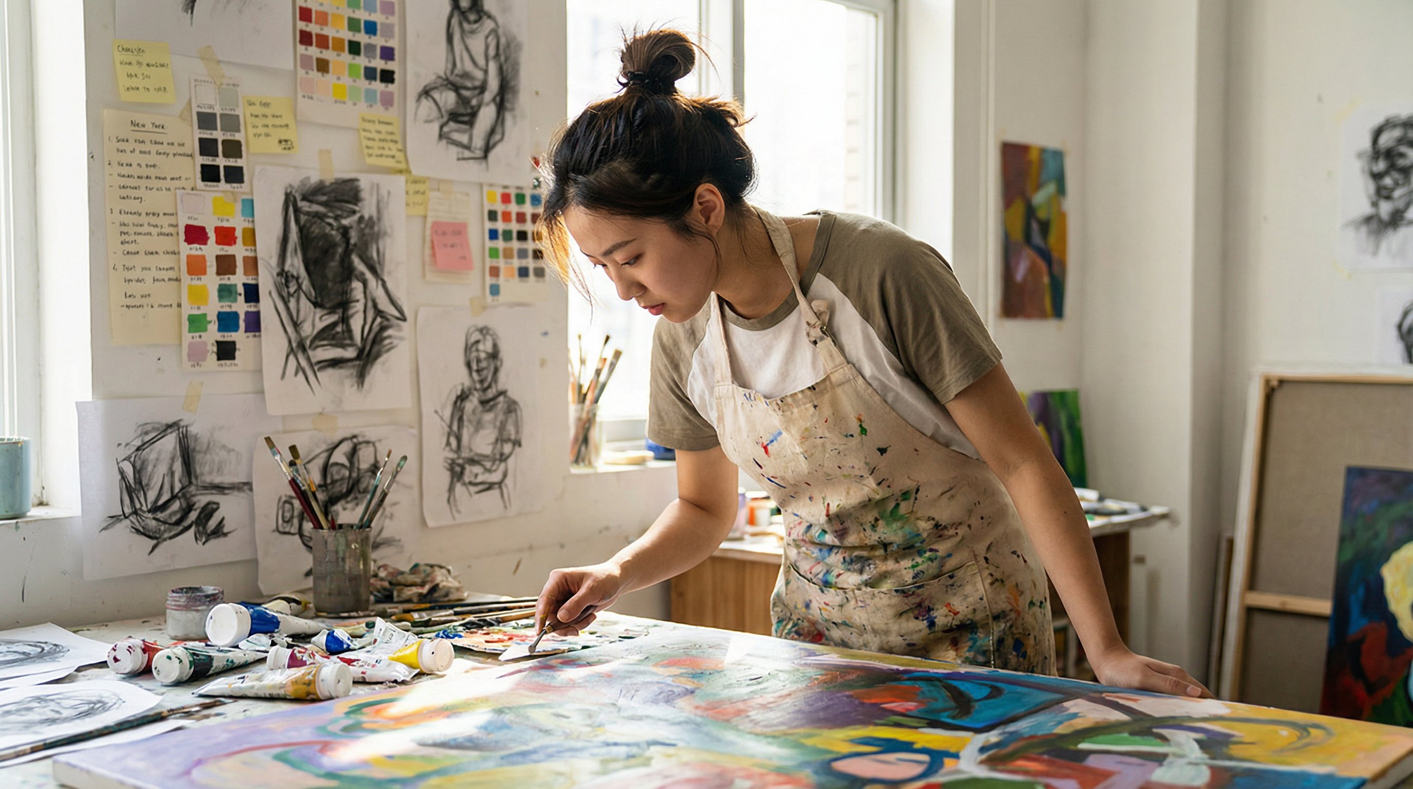 黄色仓库 艺术创作视频